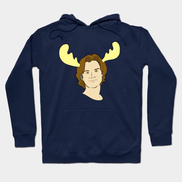 Sam Winchester Moose Hoodie by Blaze_Belushi